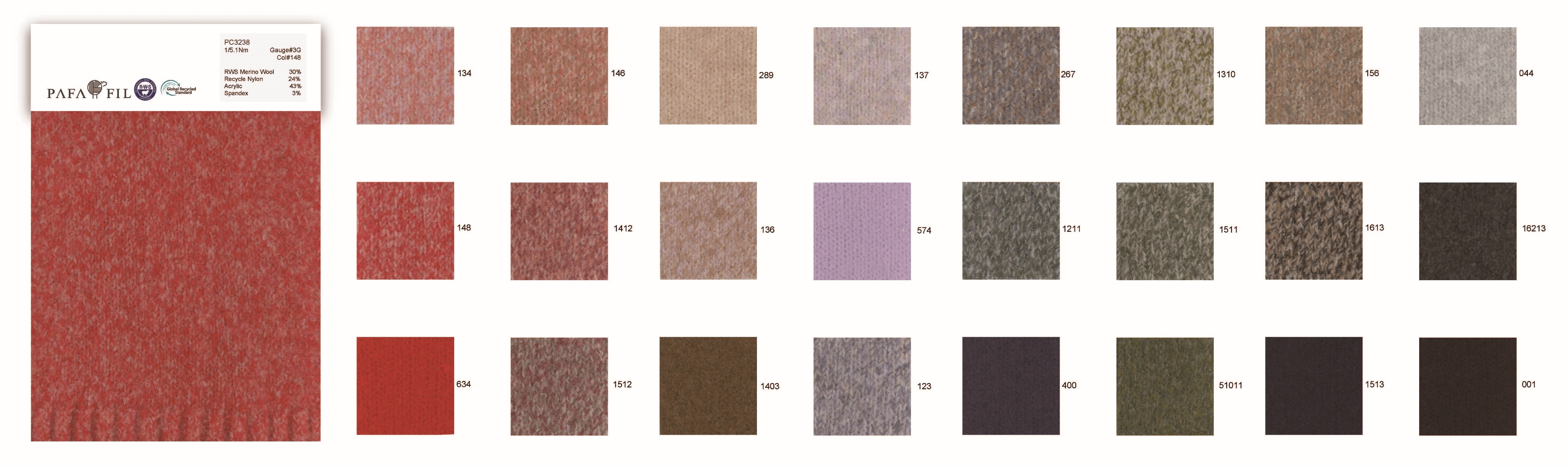 PC3238 Color card