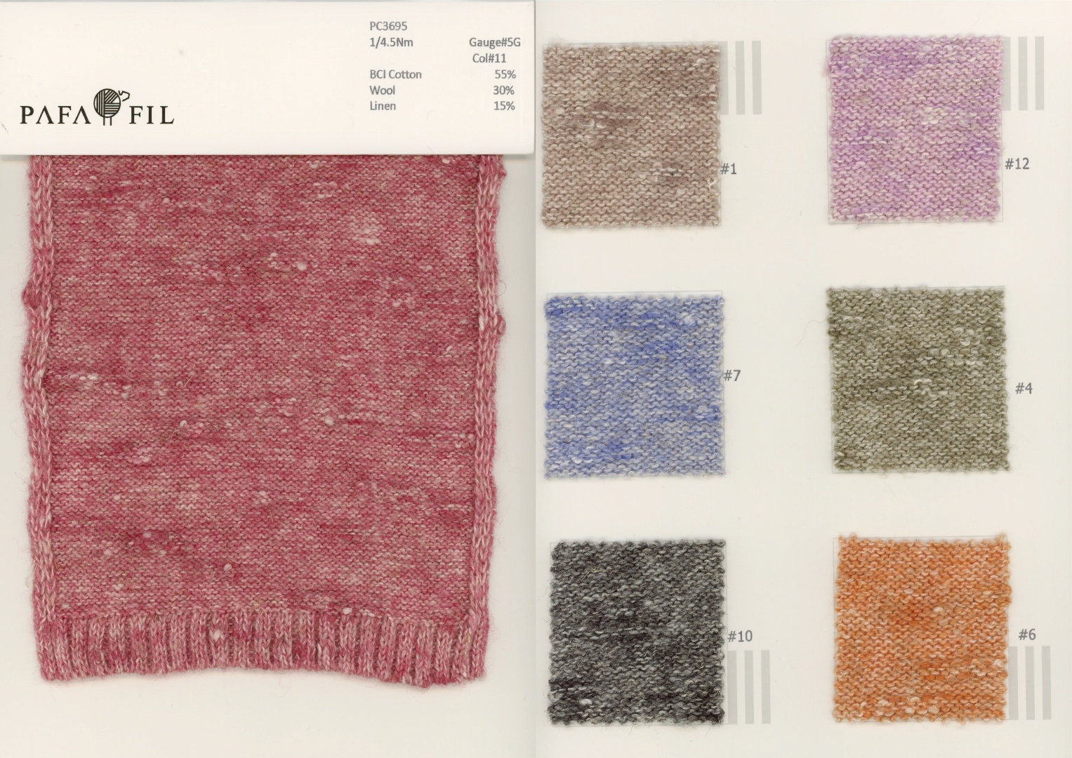 PC3695 Color card