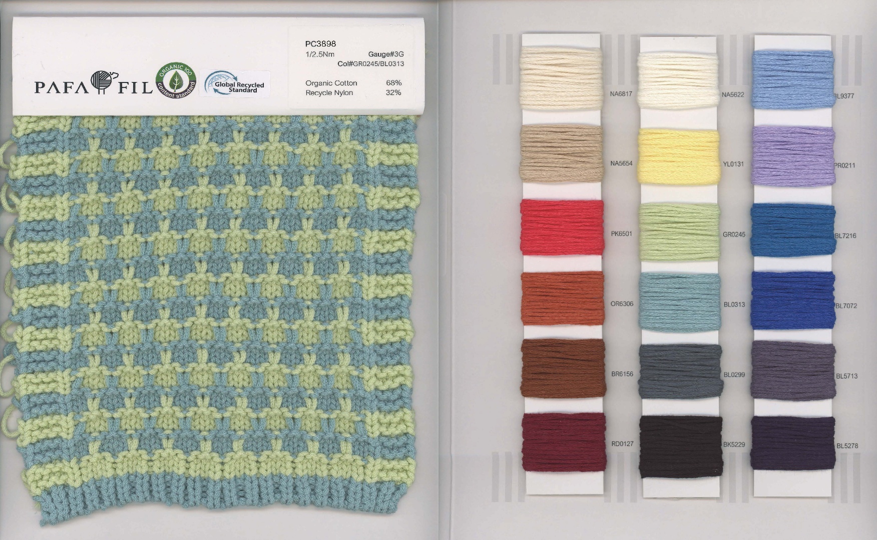PC3898 Color card