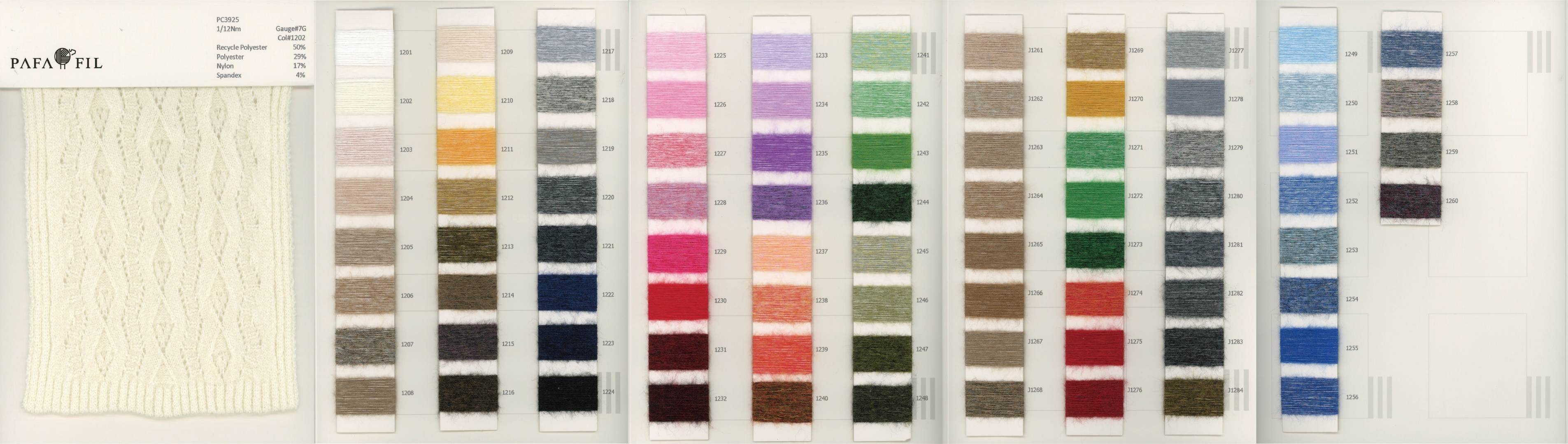 PC3925 Color card
