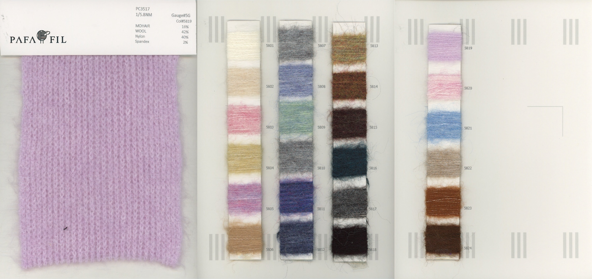 PC3517 Color card