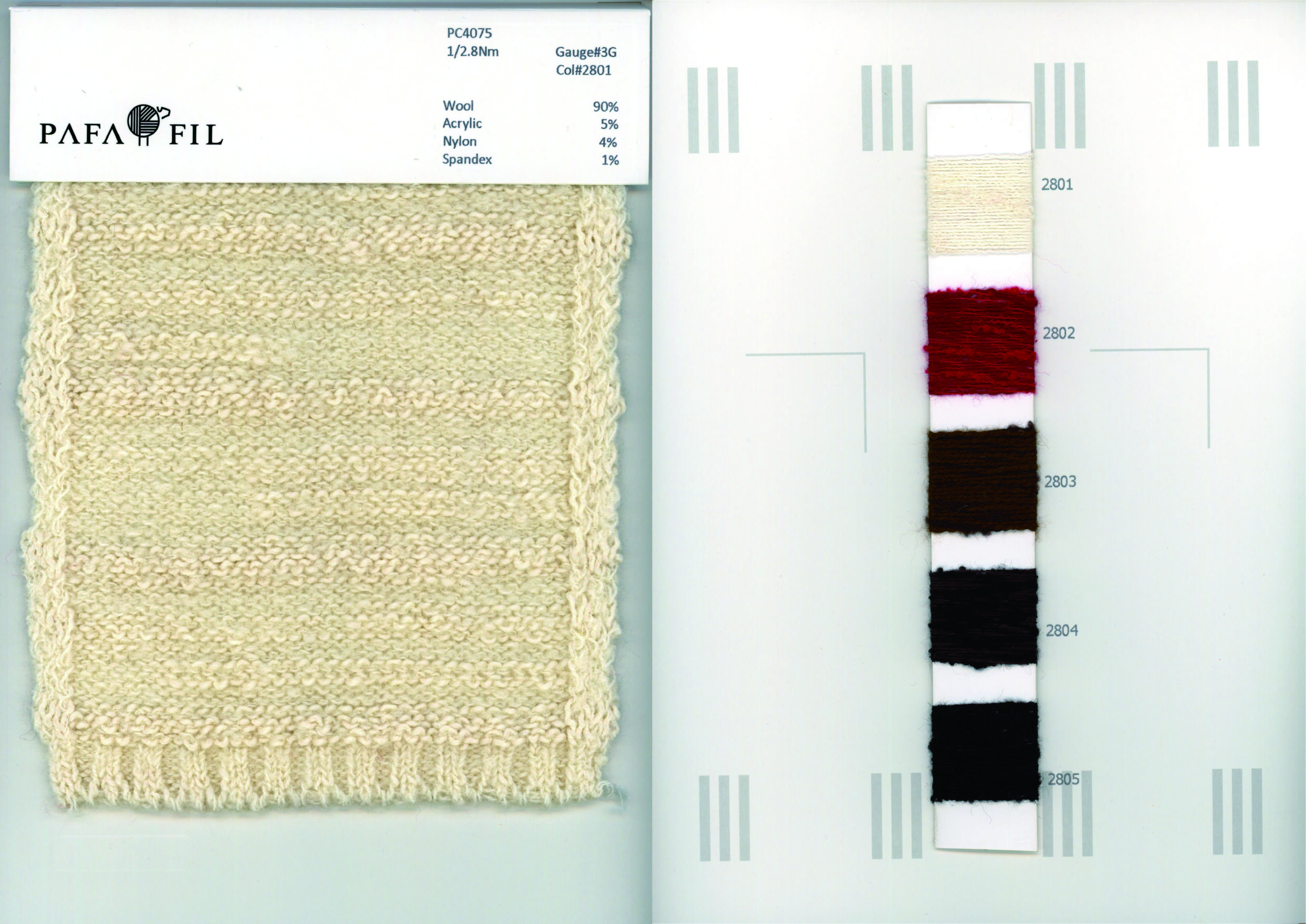 PC4075 Color card