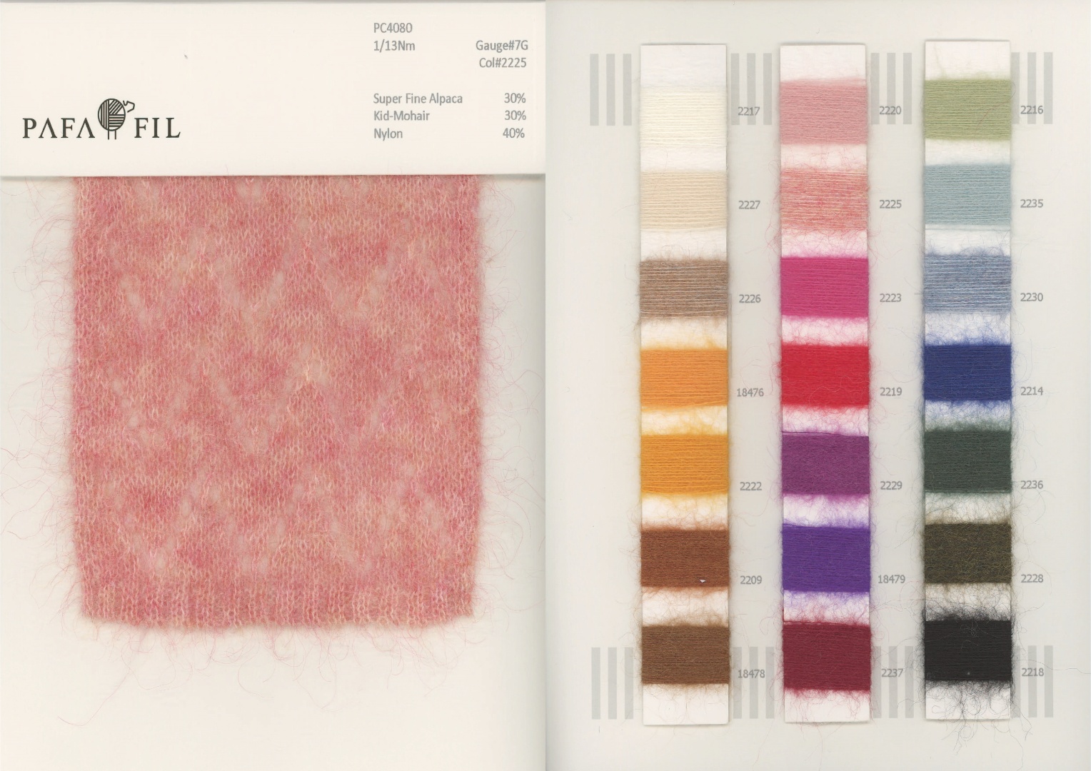 PC4080 Color card