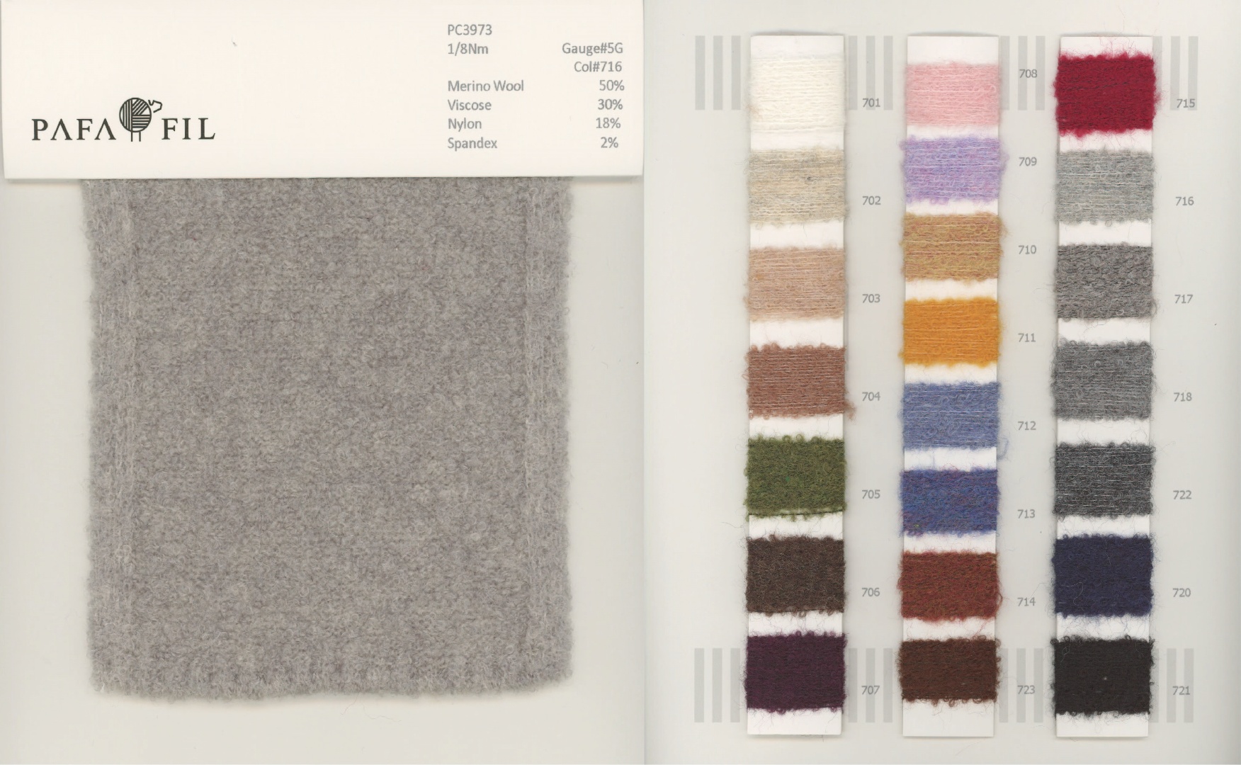 PC3973 Color card