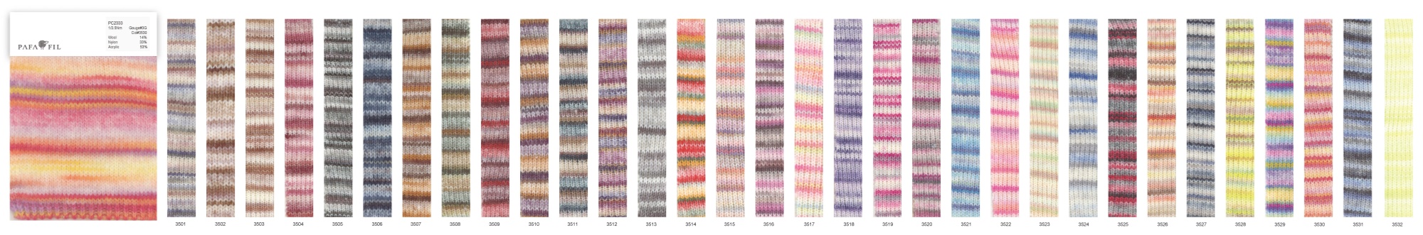 PC2333 Color card