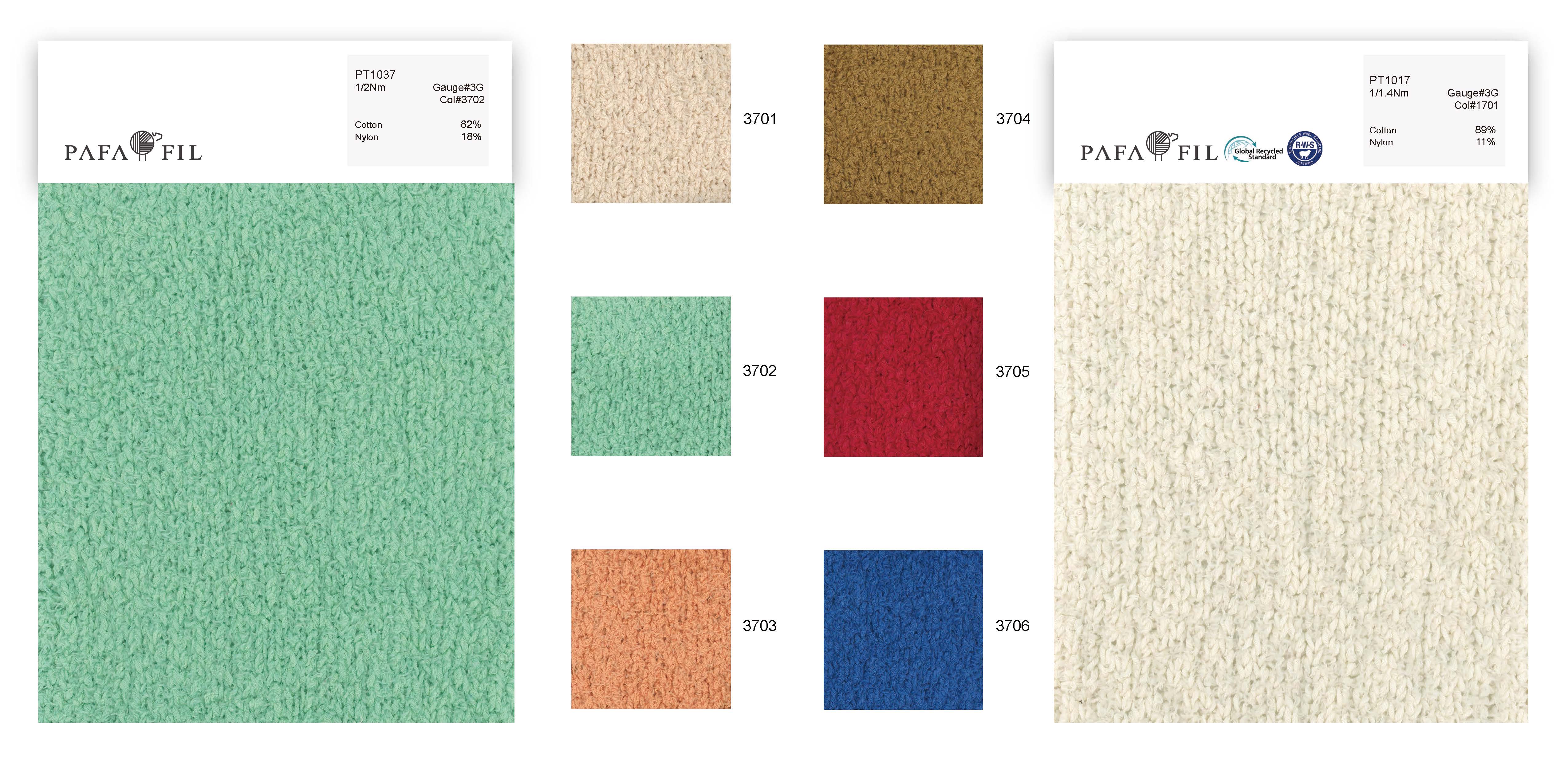PT1017&PT1037 Color card