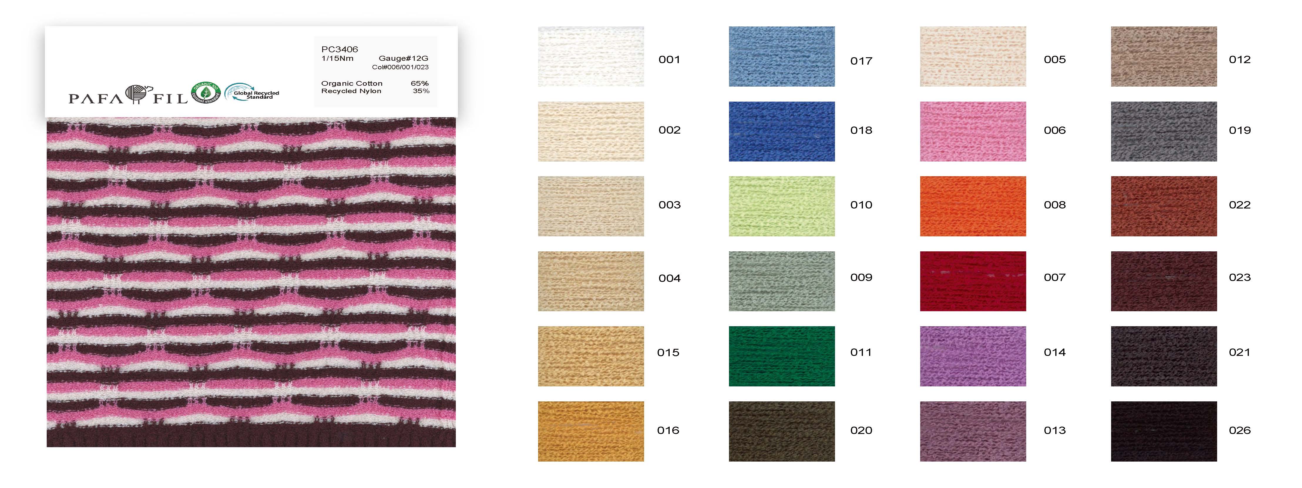 PC3406 Color card
