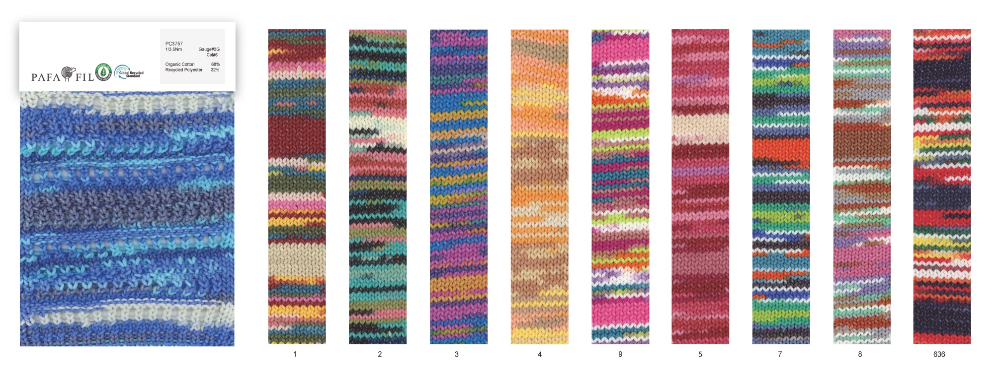 PC3757 Color card