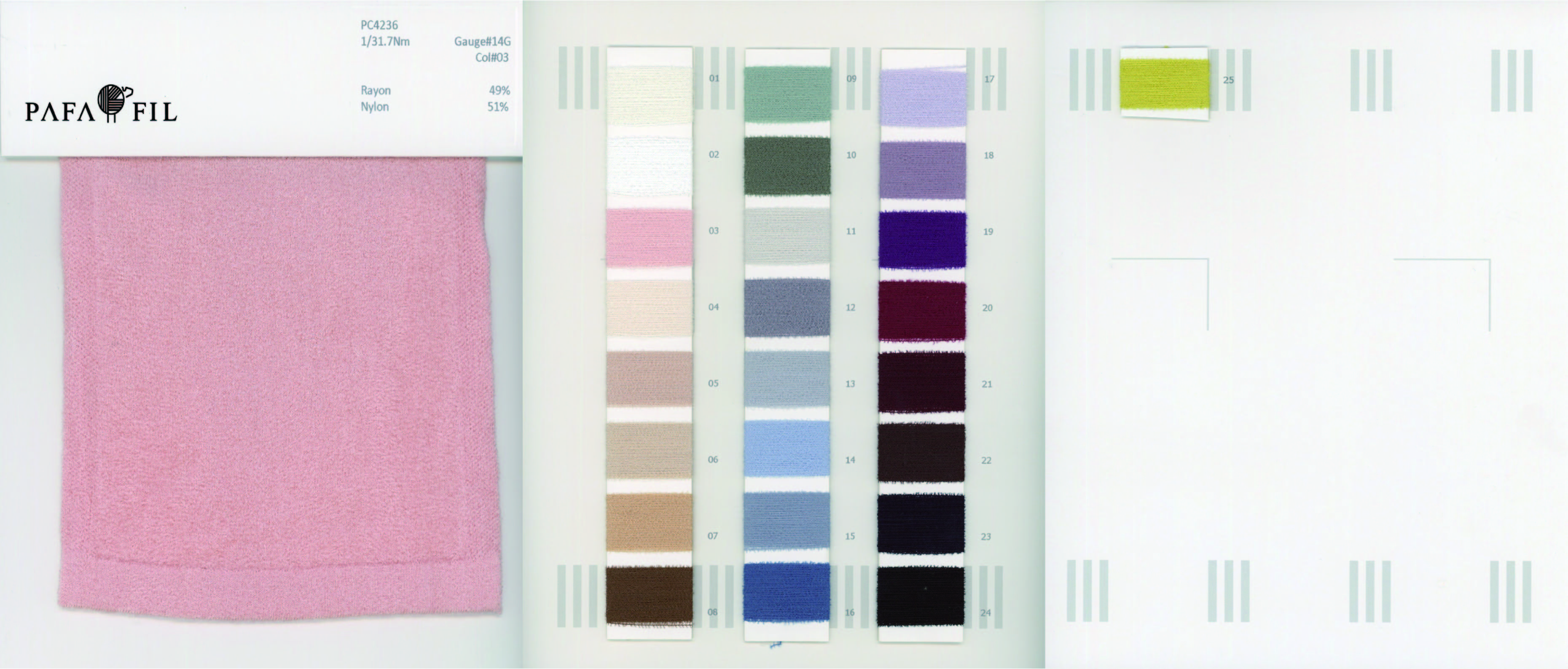 PC4236 Color card