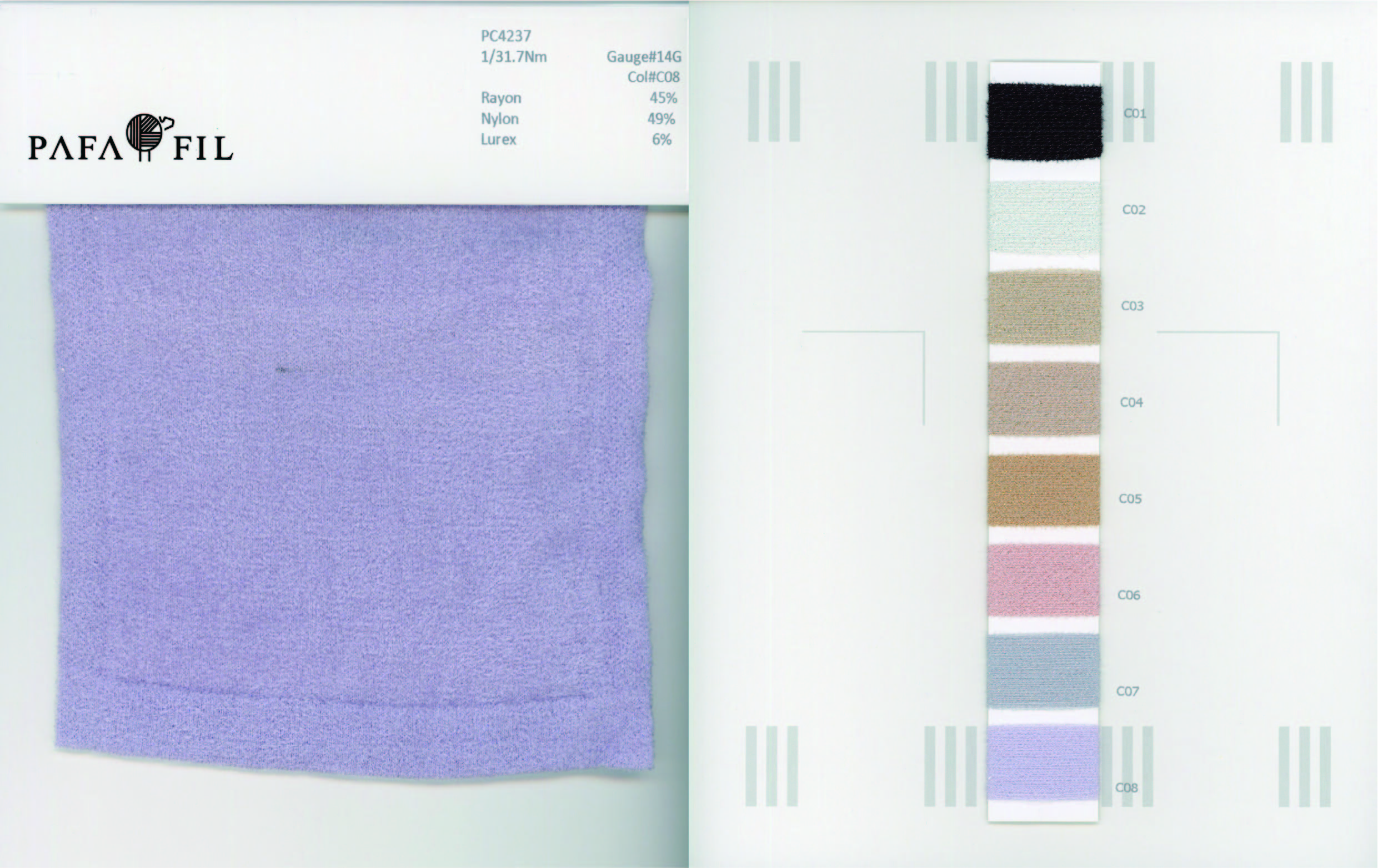 PC4237 Color card