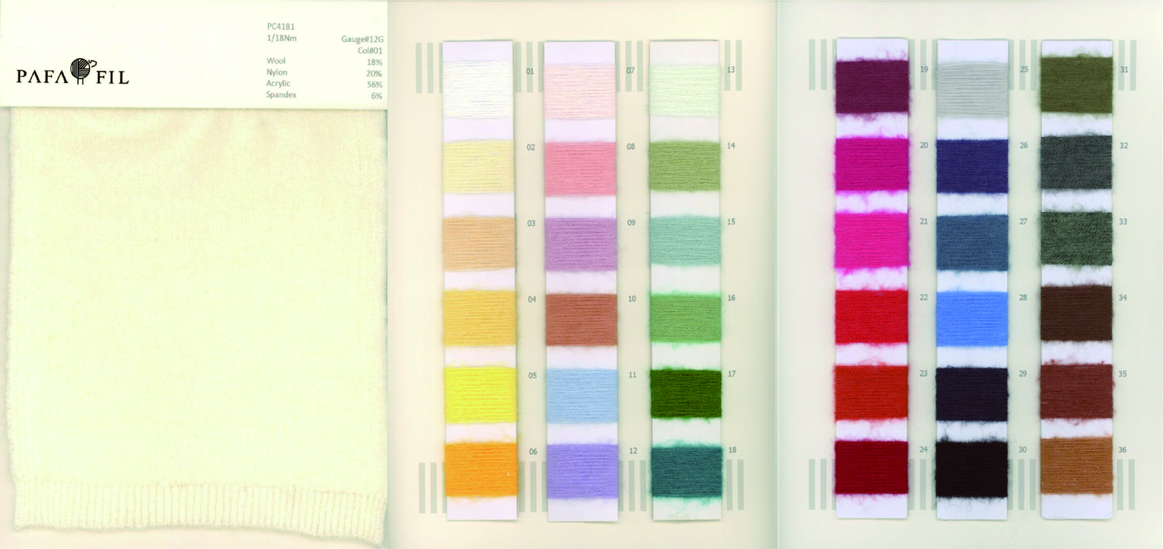 PC4181 Color card