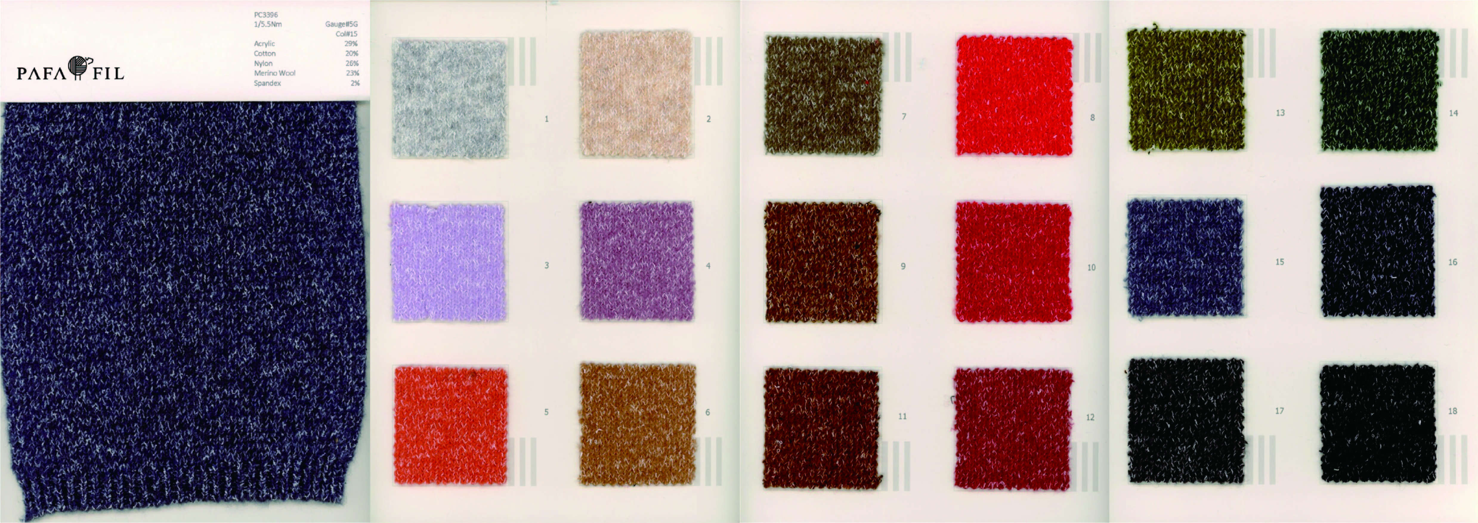 PC3396 Color card