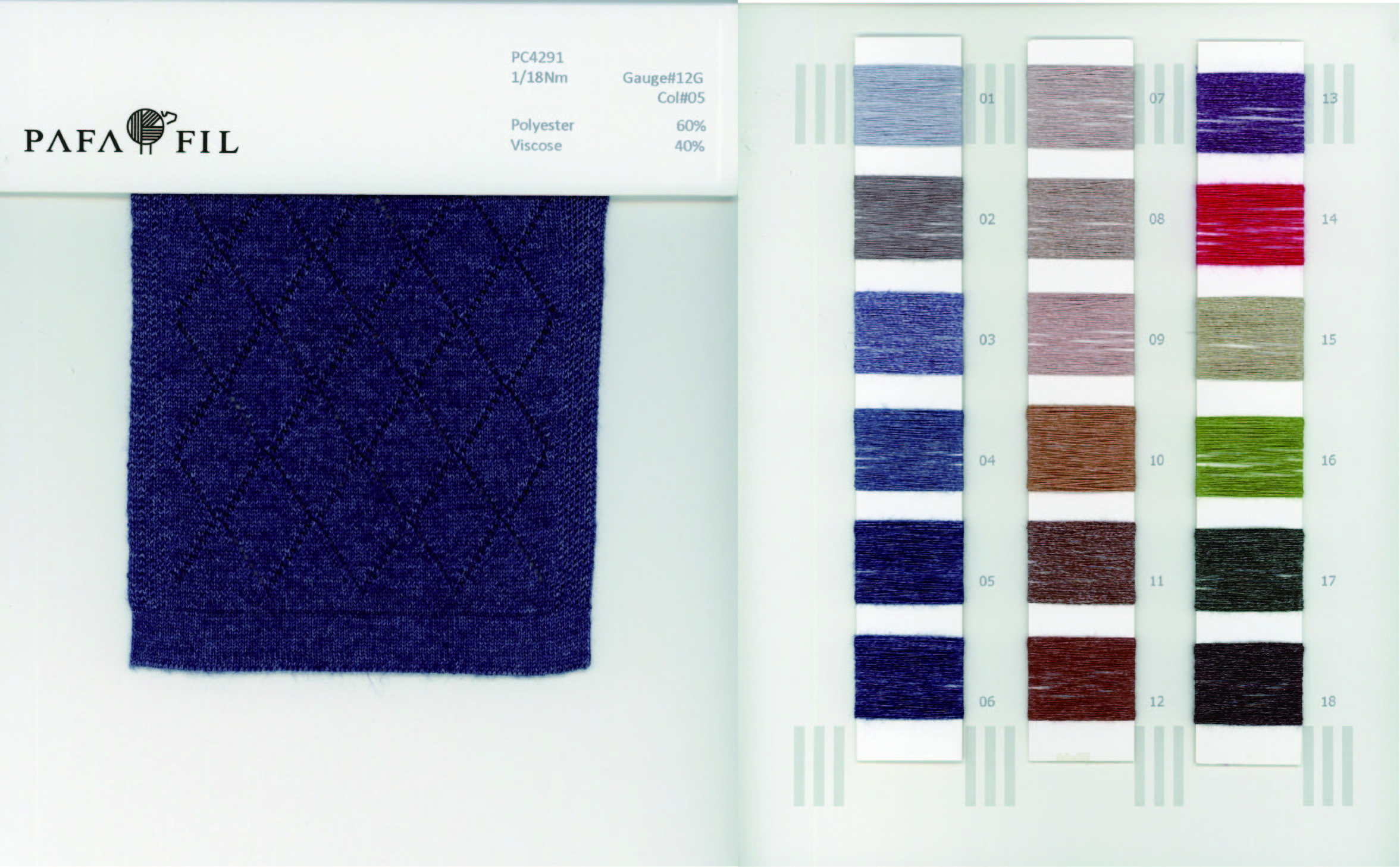 PC4291 Color card