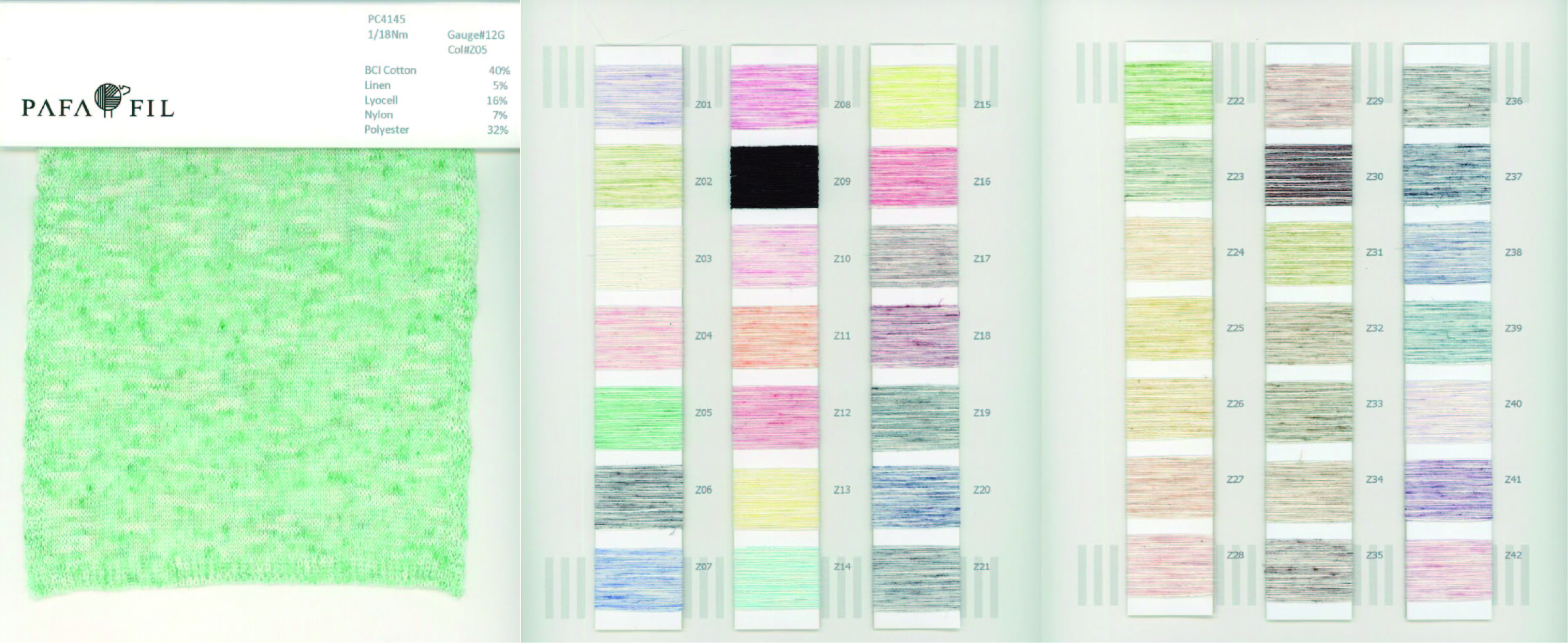 PC4145 Color card