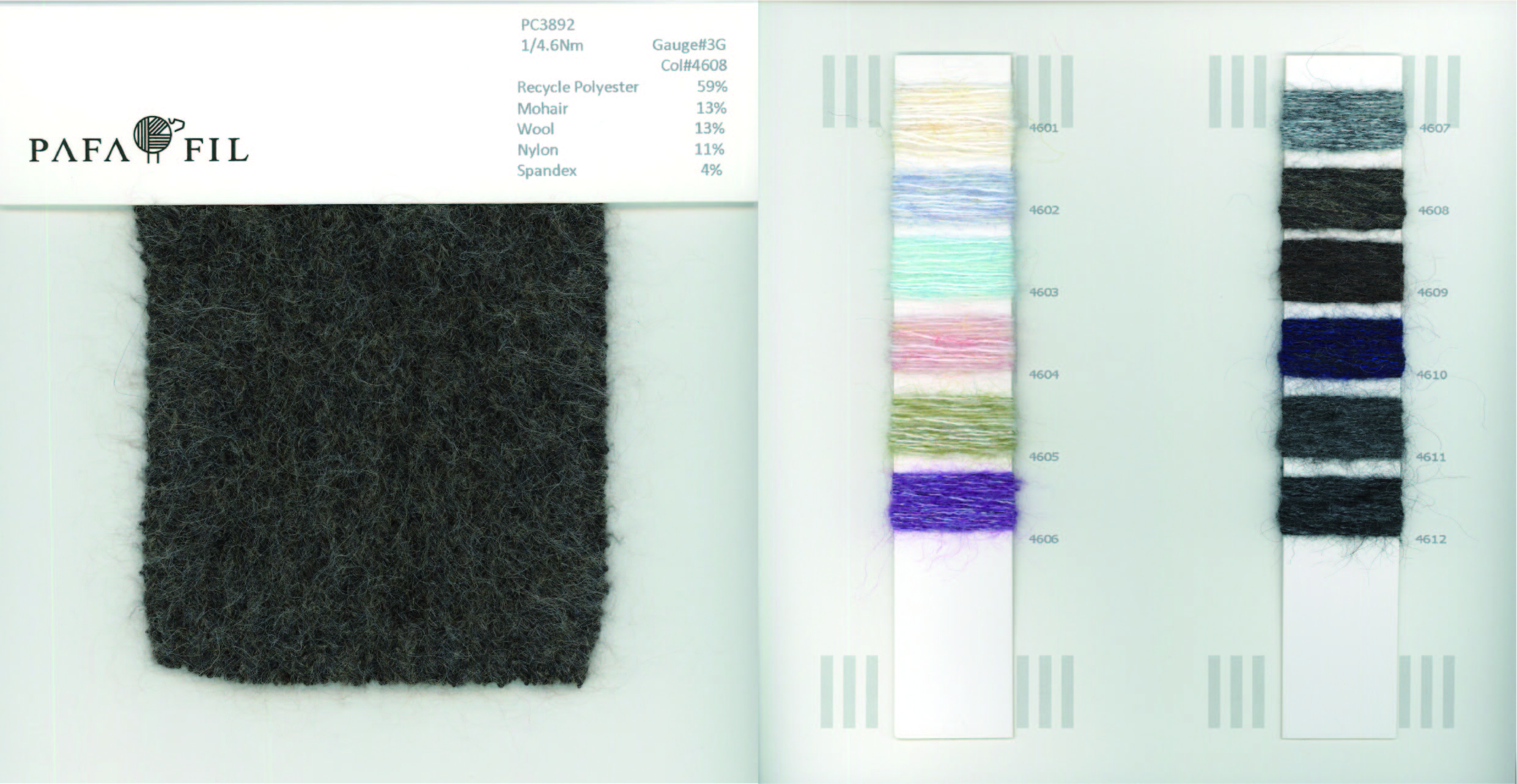PC3892 Color card