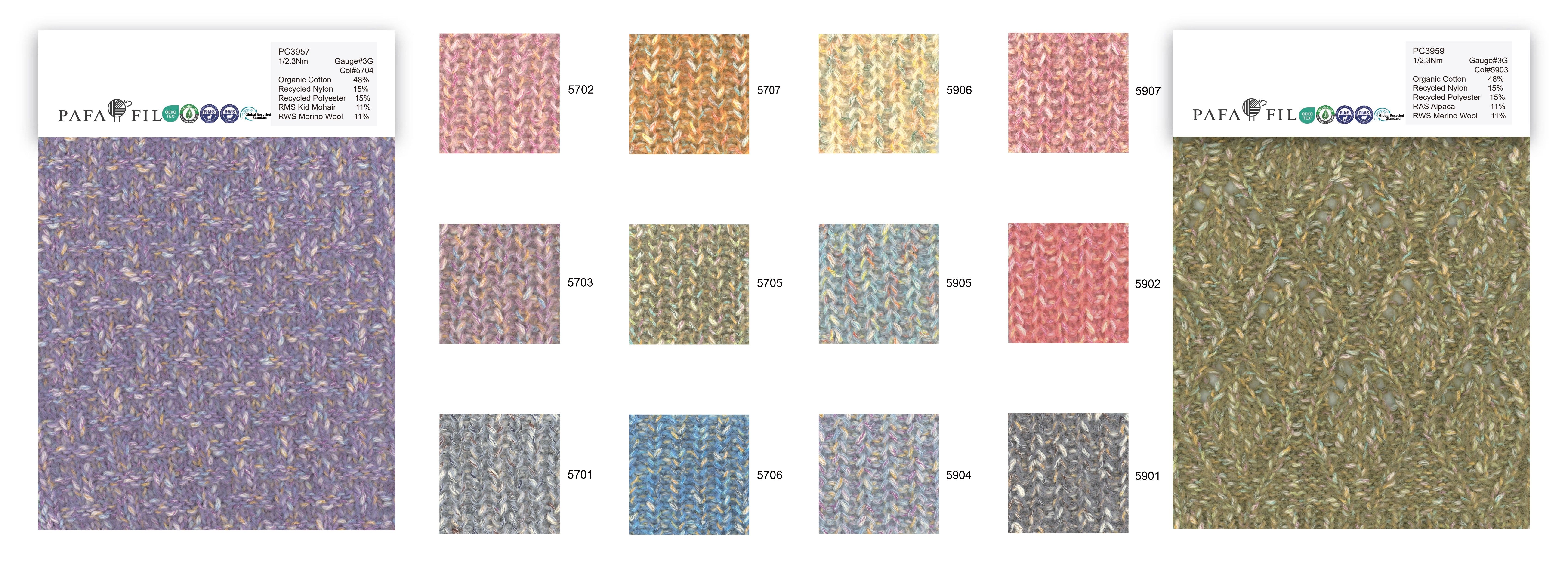 PC3957 Color card