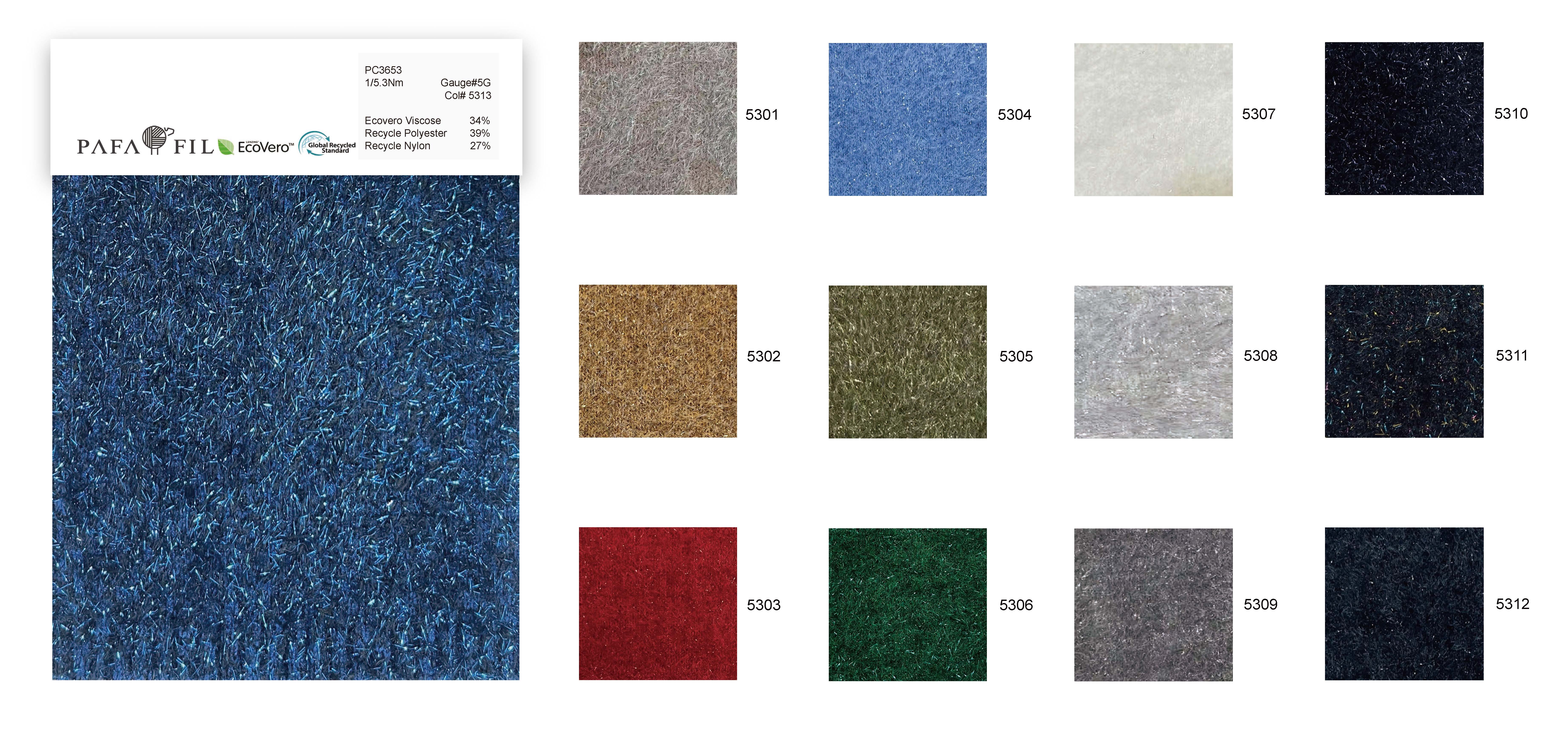 PC3653 Color card