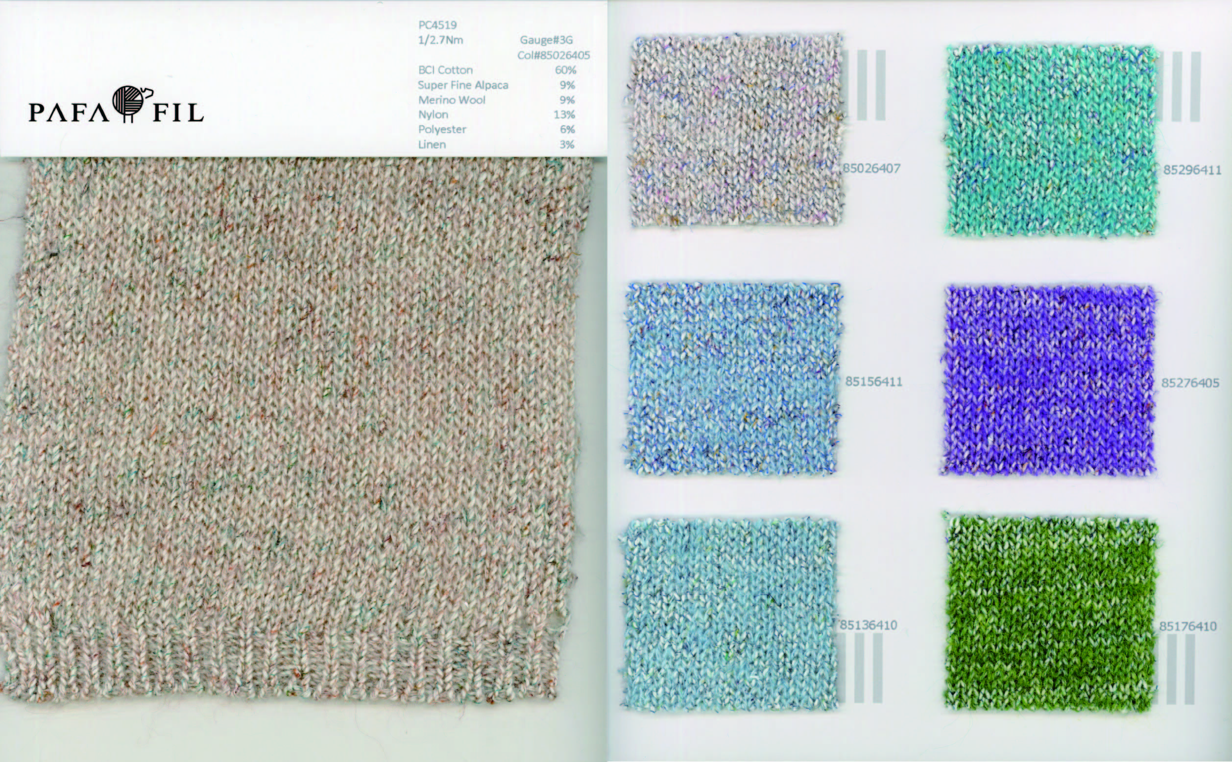 PC4519 Color card