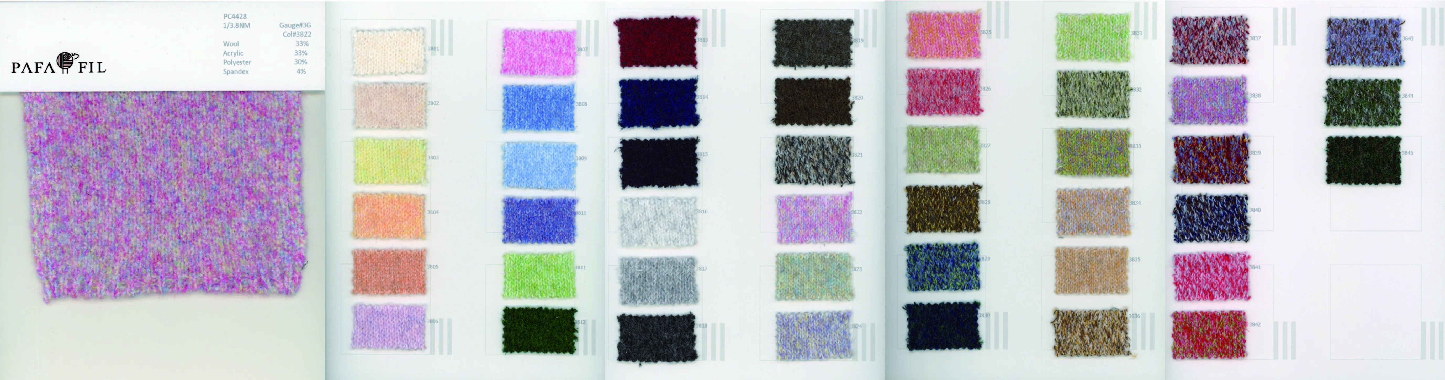 PC4428 Color card