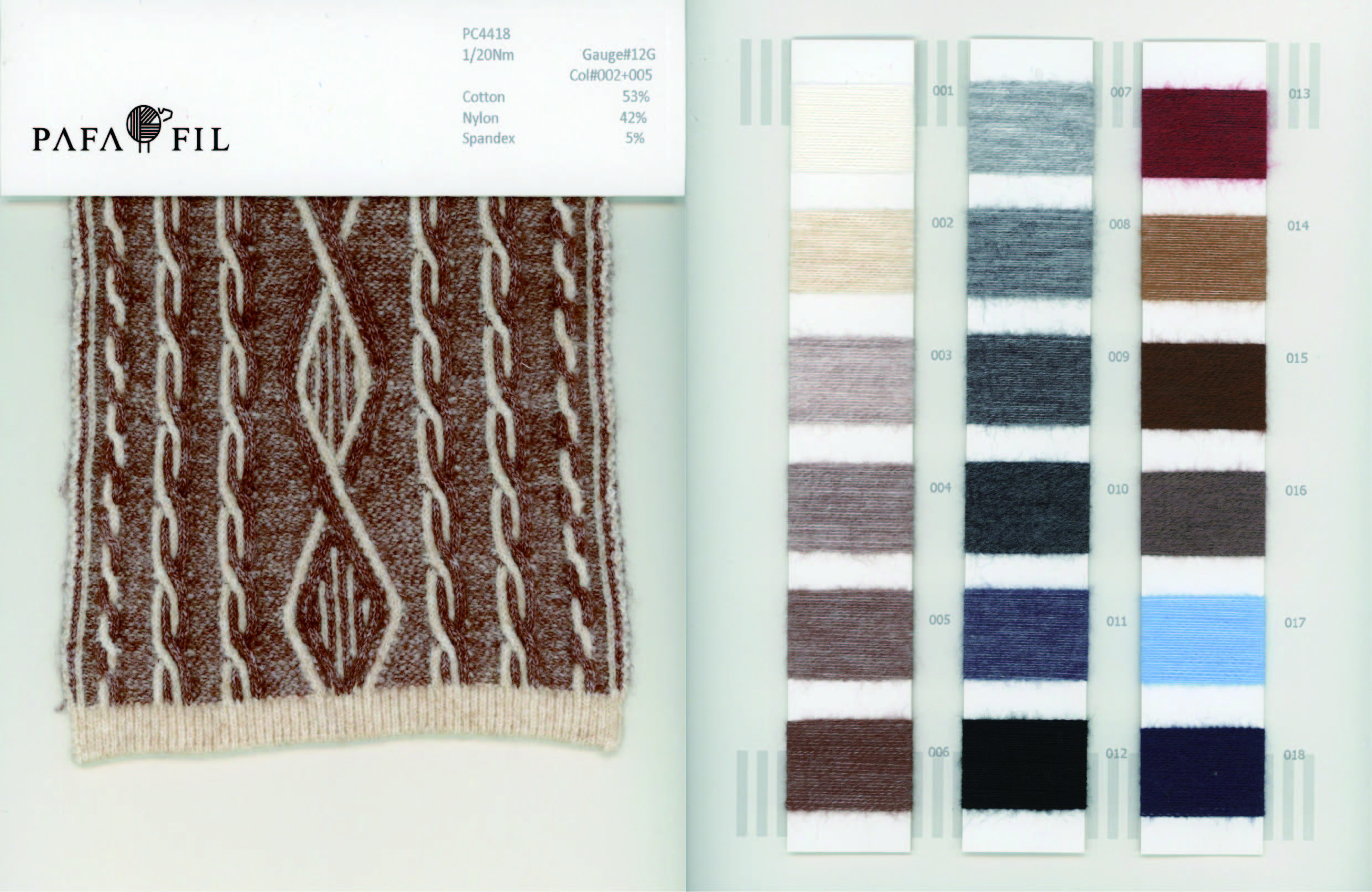PC4418 Color card